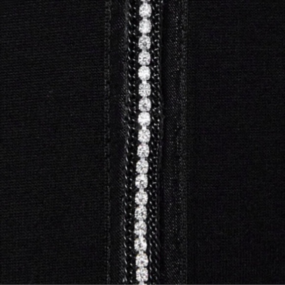 ZARA black legging with crystals on the side - Picture 2 of 3